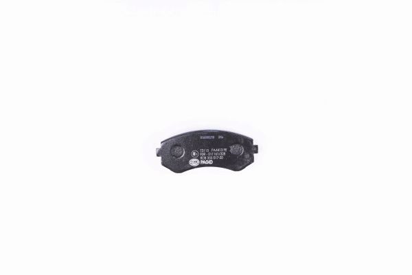 Brake Pad Set, disc brake - 8DB 355 017-201 HELLA