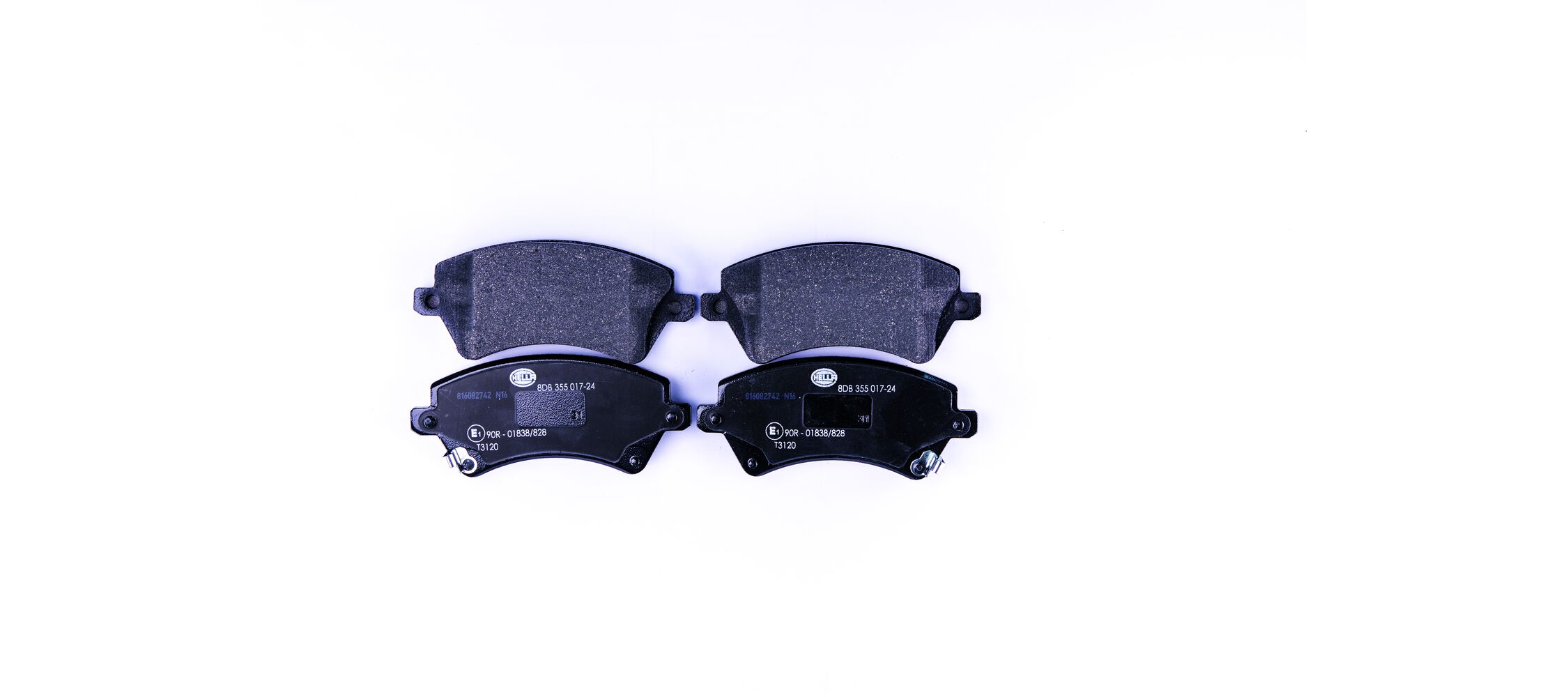 Brake Pad Set, disc brake - 8DB 355 017-241 HELLA