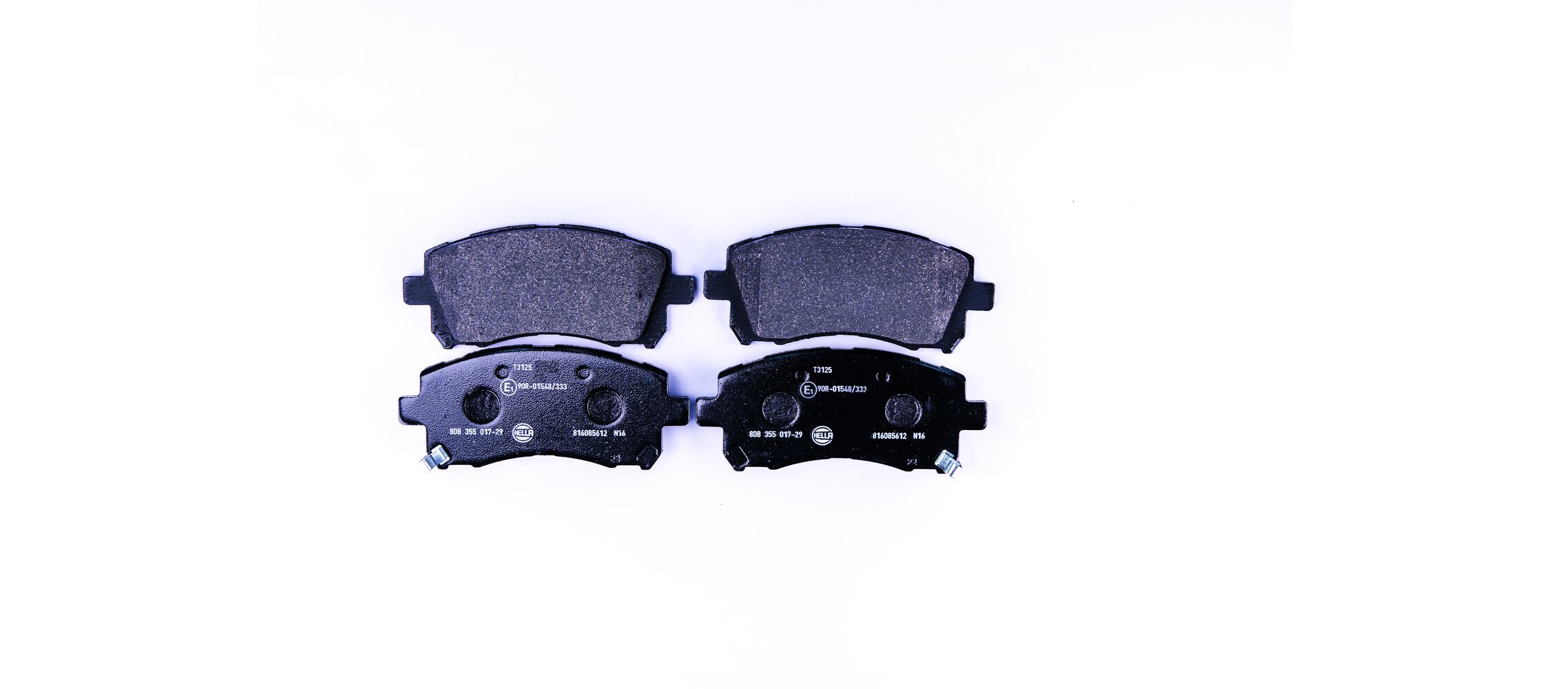 Комплект тормозных колодок, дисковый тормоз - 8DB 355 017-291 HELLA