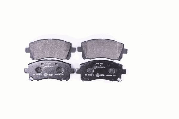 Brake Pad Set, disc brake - 8DB 355 017-291 HELLA