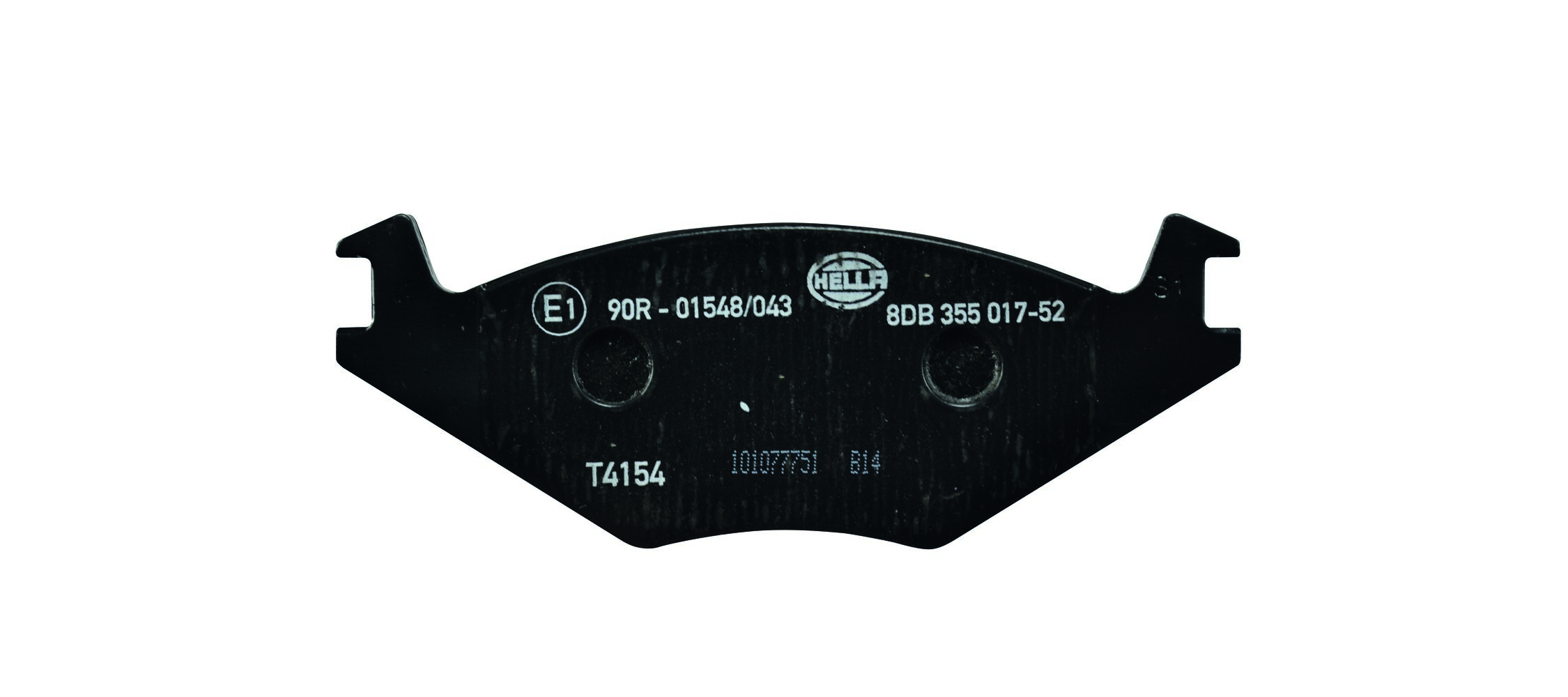 Brake Pad Set, disc brake - 8DB 355 017-521 HELLA