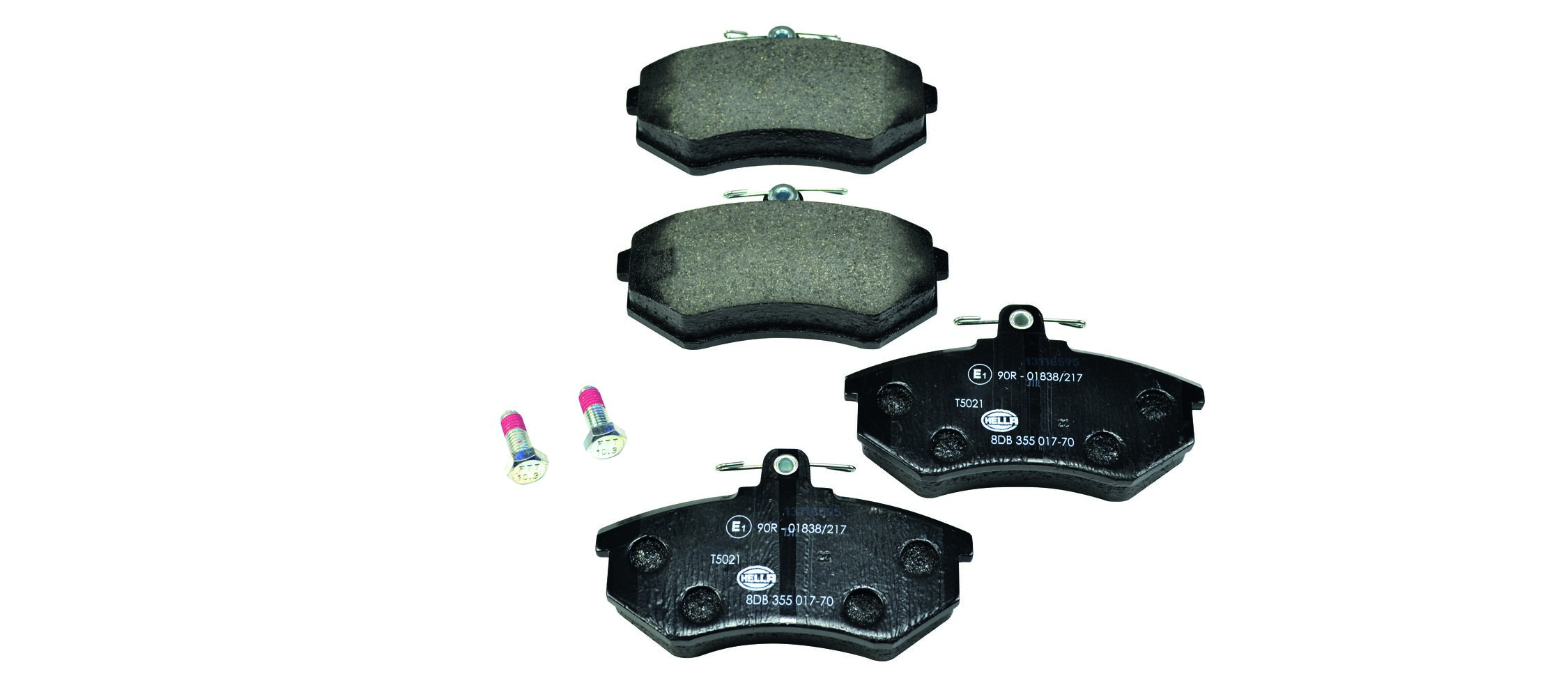 Kit pastiglie freno, Freno a disco - 8DB 355 017-701 HELLA