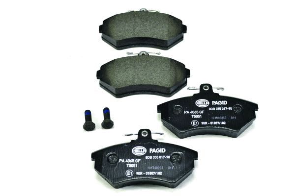 Brake Pad Set, disc brake - 8DB 355 017-901 HELLA