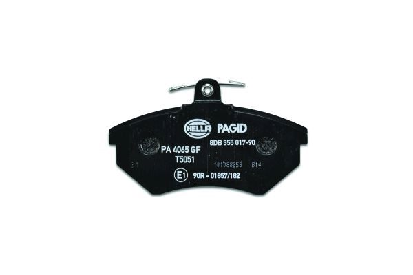 Brake Pad Set, disc brake - 8DB 355 017-901 HELLA