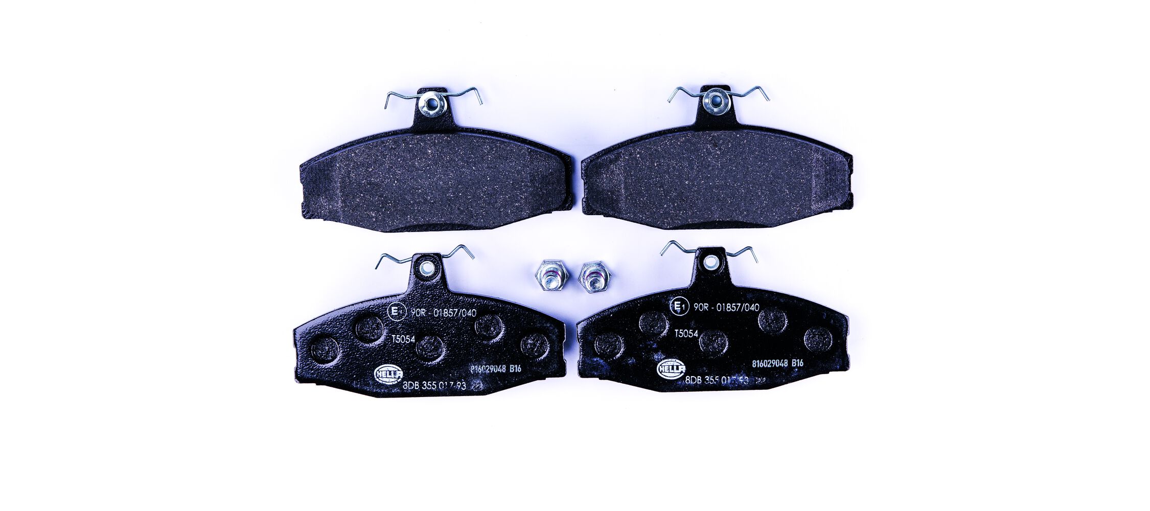 Brake Pad Set, disc brake - 8DB 355 017-931 HELLA