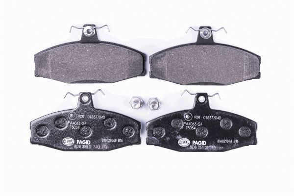 Brake Pad Set, disc brake - 8DB 355 017-931 HELLA