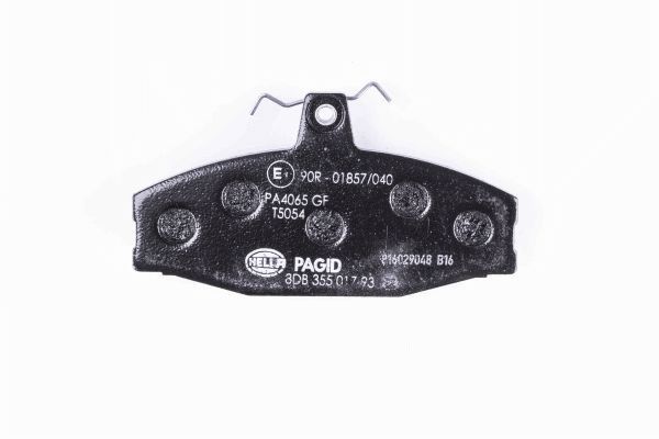 Brake Pad Set, disc brake - 8DB 355 017-931 HELLA