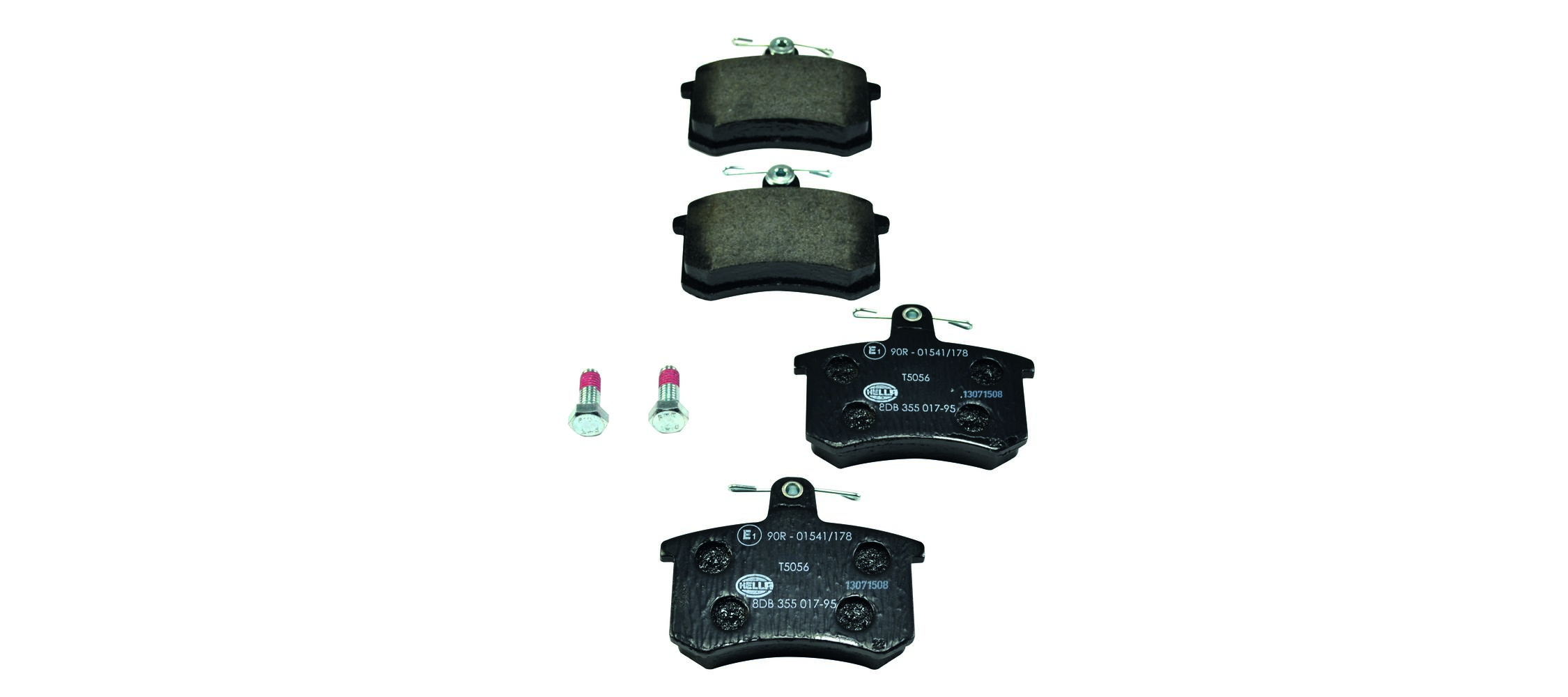 Комплект тормозных колодок, дисковый тормоз - 8DB 355 017-951 HELLA