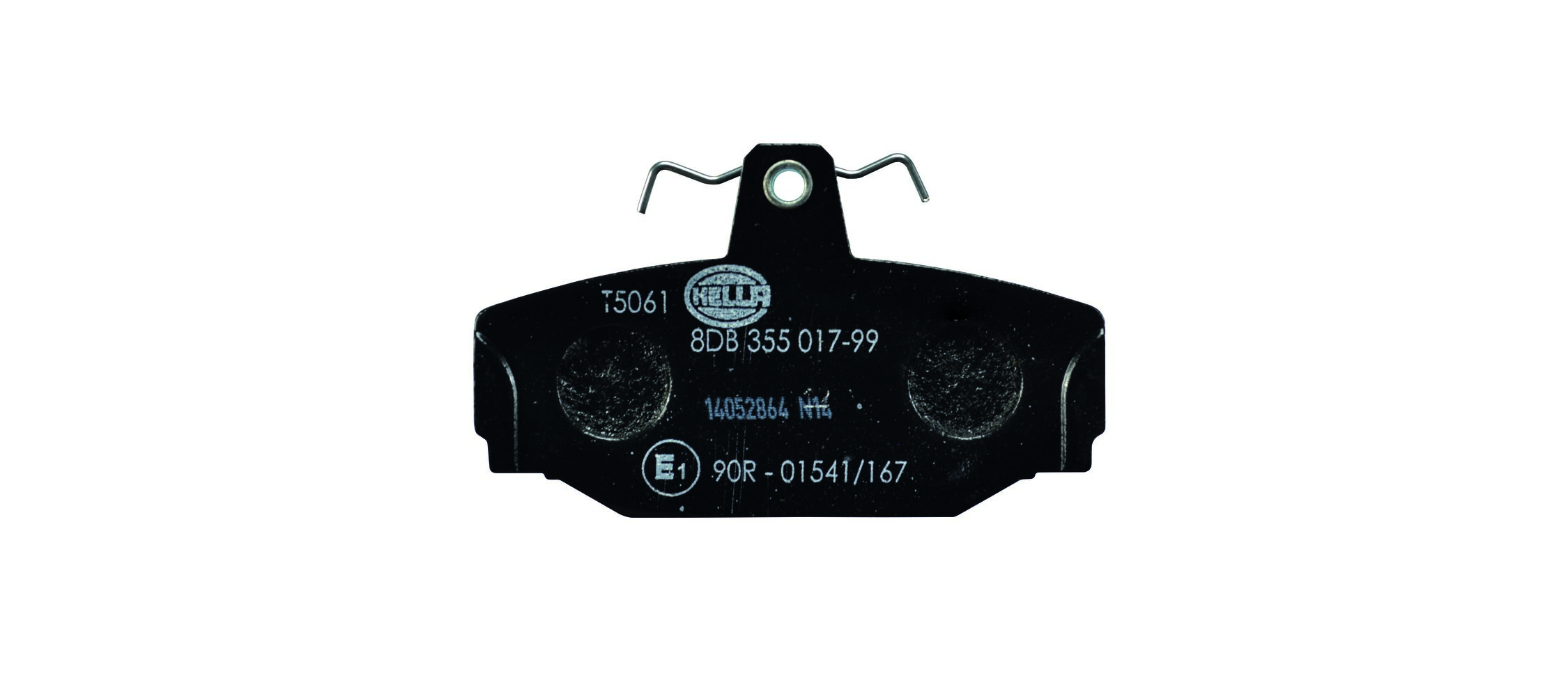 Brake Pad Set, disc brake - 8DB 355 017-991 HELLA
