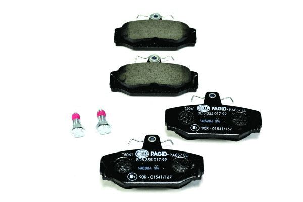 Brake Pad Set, disc brake - 8DB 355 017-991 HELLA