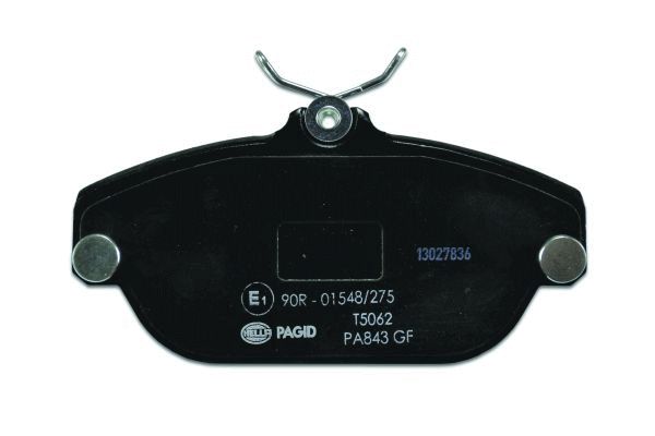 Brake Pad Set, disc brake - 8DB 355 018-001 HELLA