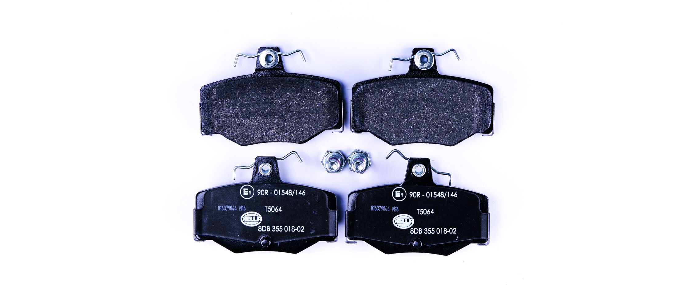 Brake Pad Set, disc brake - 8DB 355 018-021 HELLA