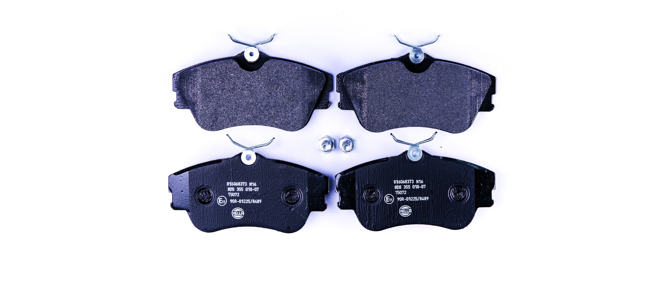 Brake Pad Set, disc brake - 8DB 355 018-071 HELLA