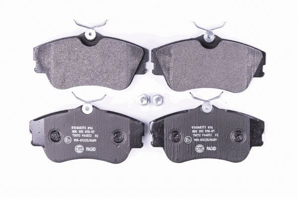 Brake Pad Set, disc brake - 8DB 355 018-071 HELLA