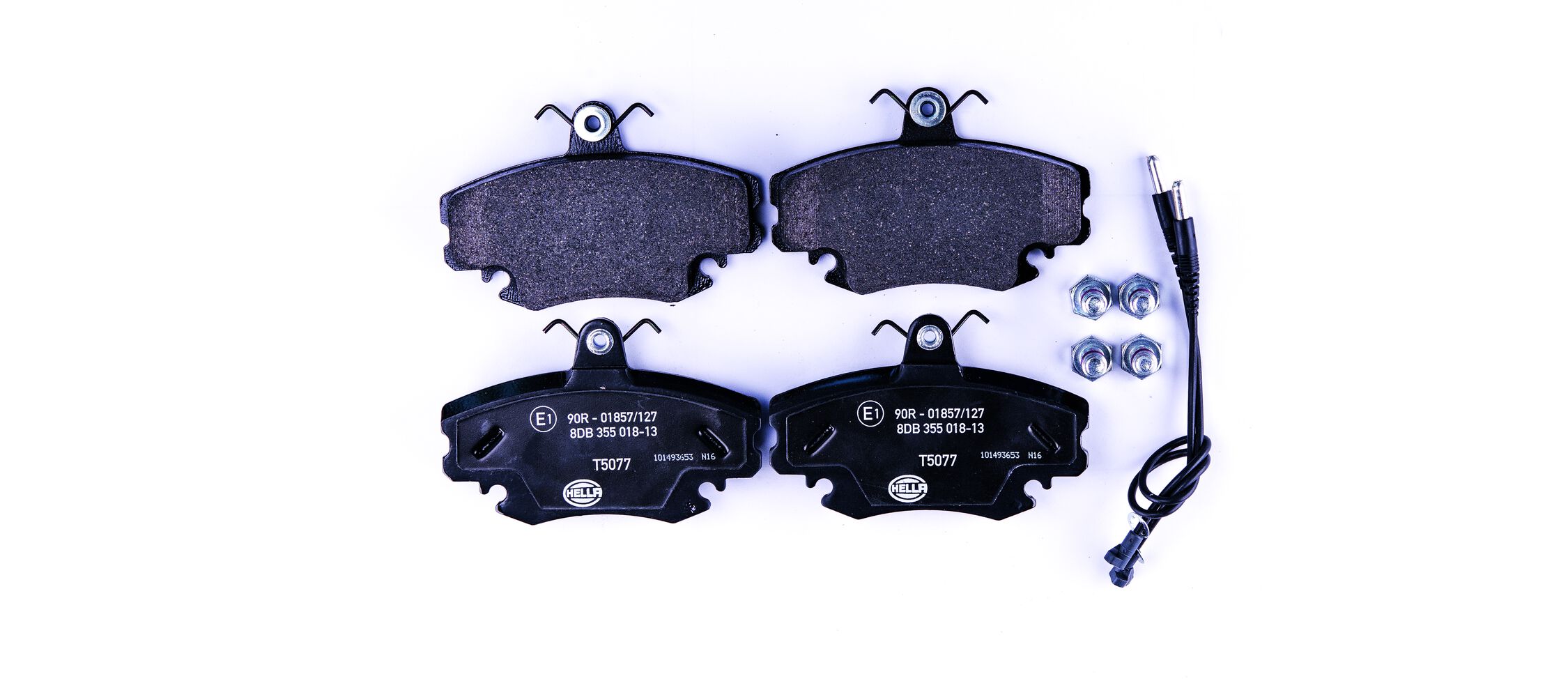 Brake Pad Set, disc brake - 8DB 355 018-131 HELLA