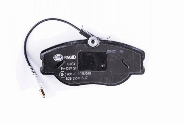 Brake Pad Set, disc brake - 8DB 355 018-171 HELLA
