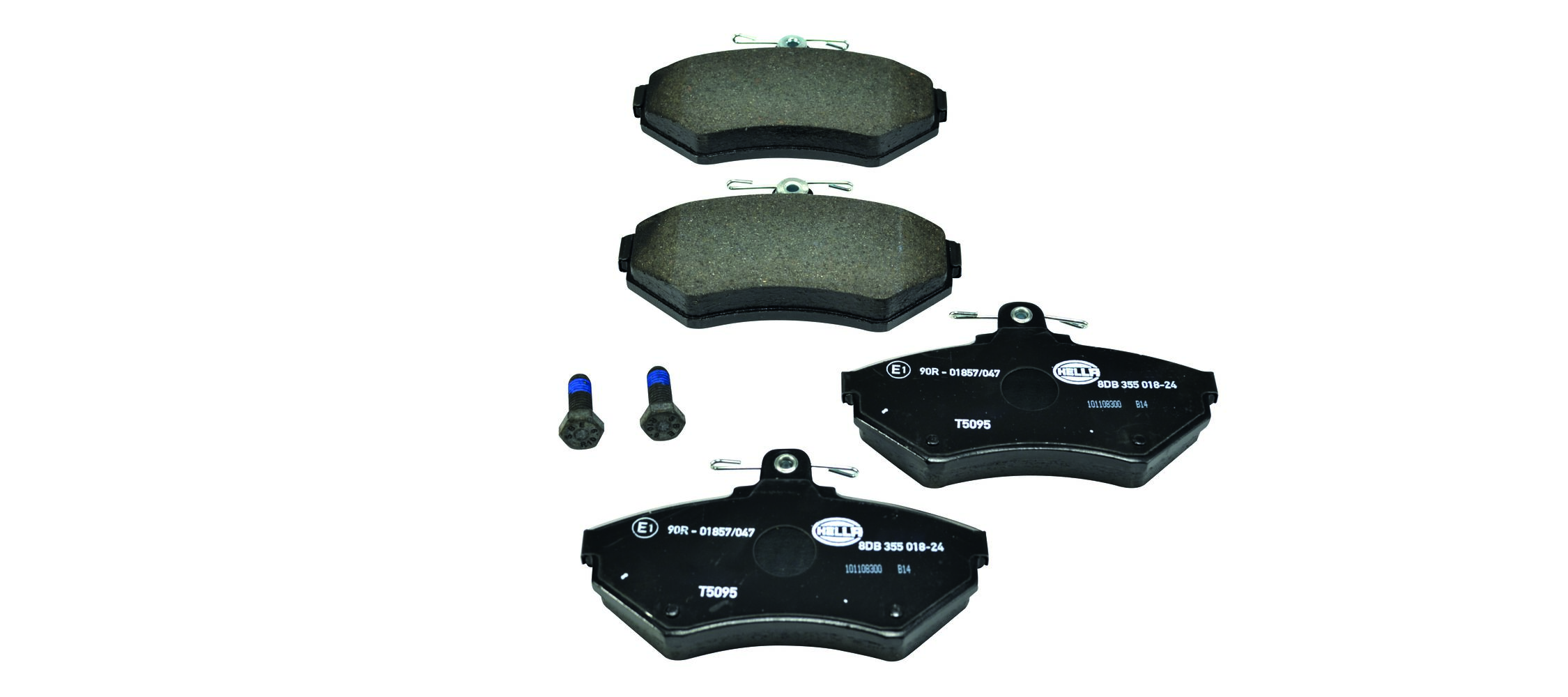 Комплект тормозных колодок, дисковый тормоз - 8DB 355 018-241 HELLA
