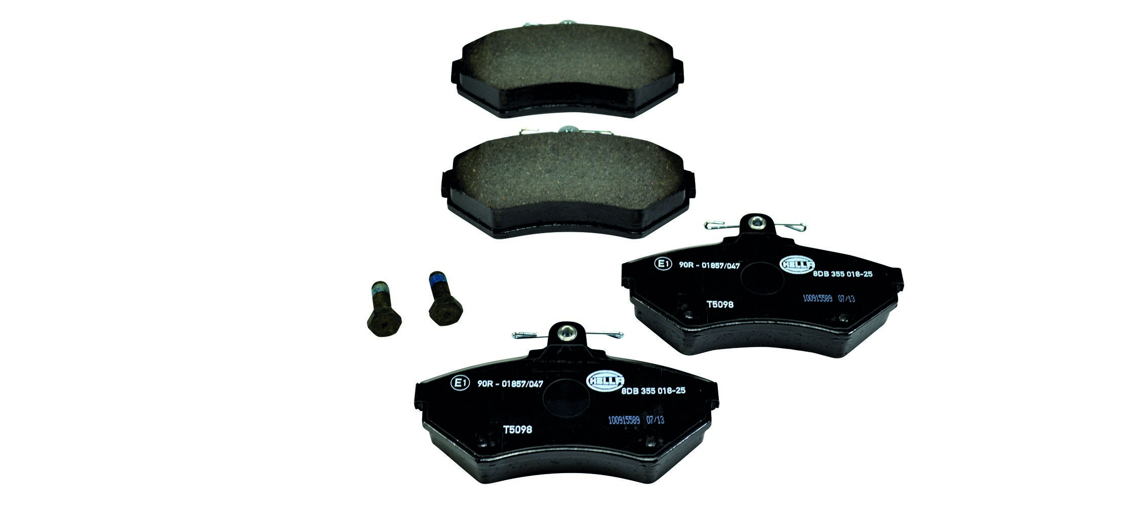 Kit pastiglie freno, Freno a disco - 8DB 355 018-251 HELLA
