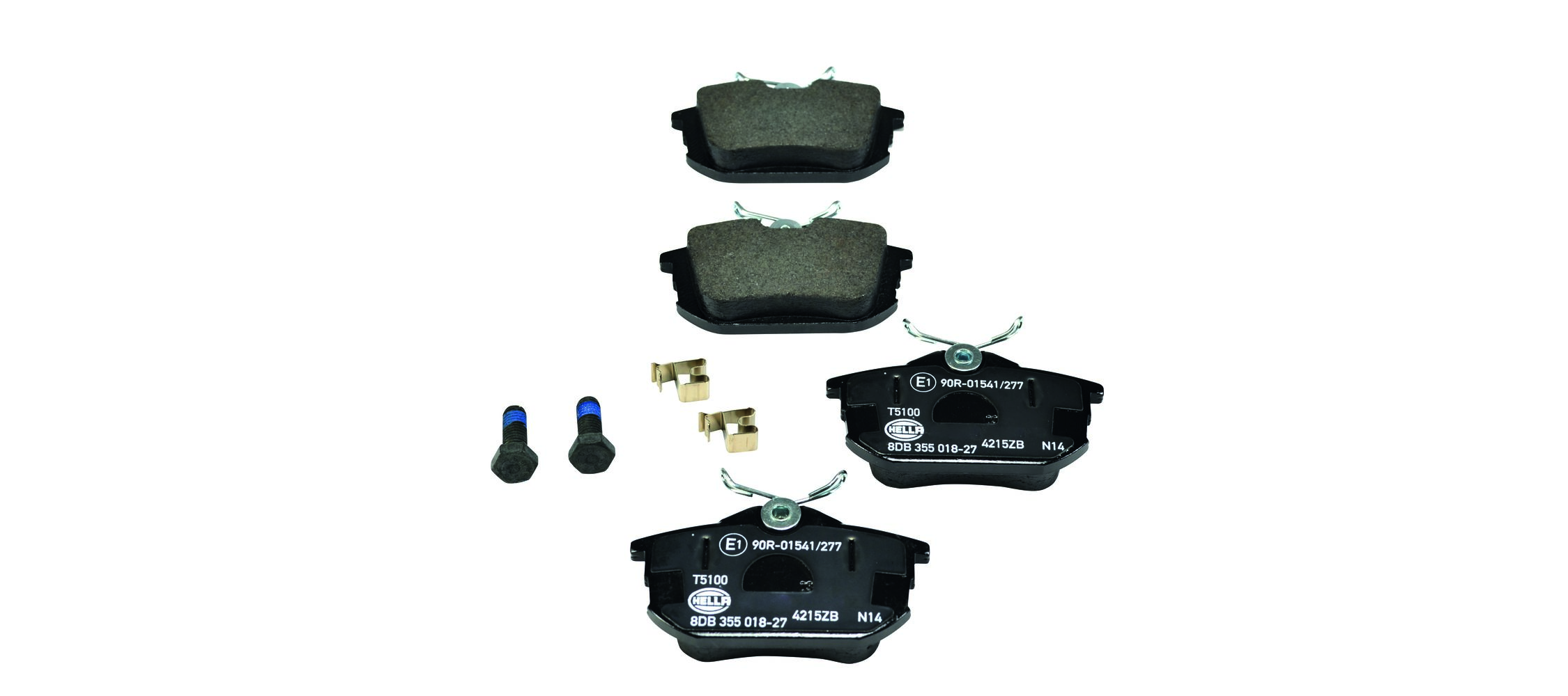 Kit pastiglie freno, Freno a disco - 8DB 355 018-271 HELLA