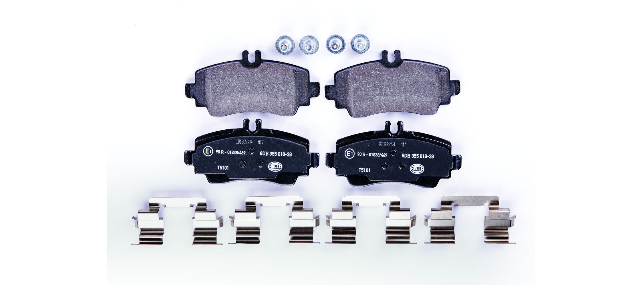 Kit pastiglie freno, Freno a disco - 8DB 355 018-281 HELLA