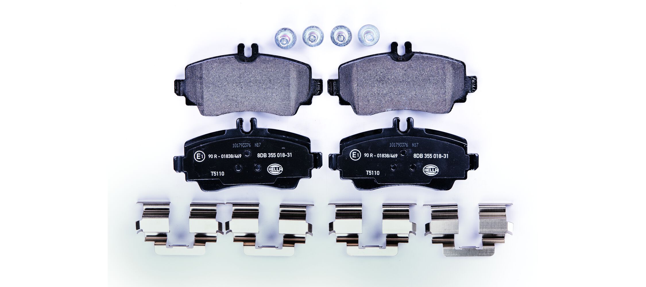Kit pastiglie freno, Freno a disco - 8DB 355 018-311 HELLA