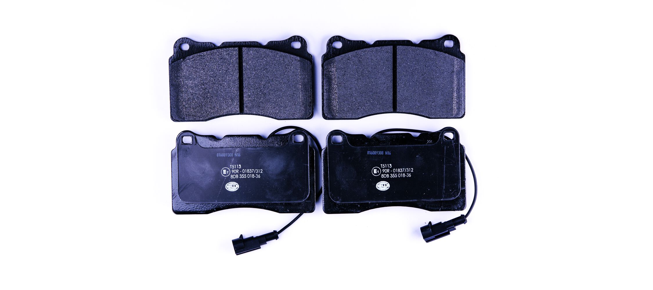 Комплект тормозных колодок, дисковый тормоз - 8DB 355 018-361 HELLA