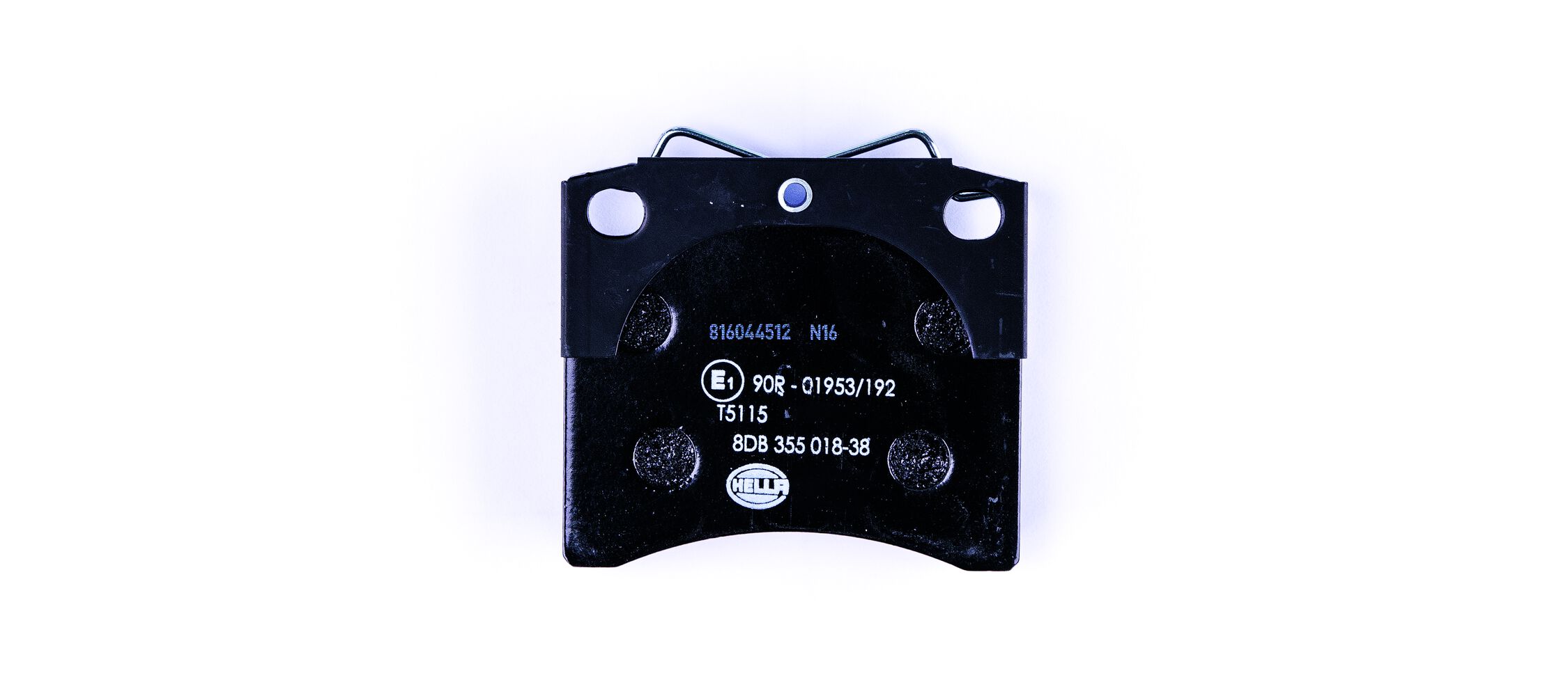 Brake Pad Set, disc brake - 8DB 355 018-381 HELLA