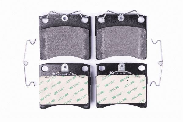 Brake Pad Set, disc brake - 8DB 355 018-381 HELLA