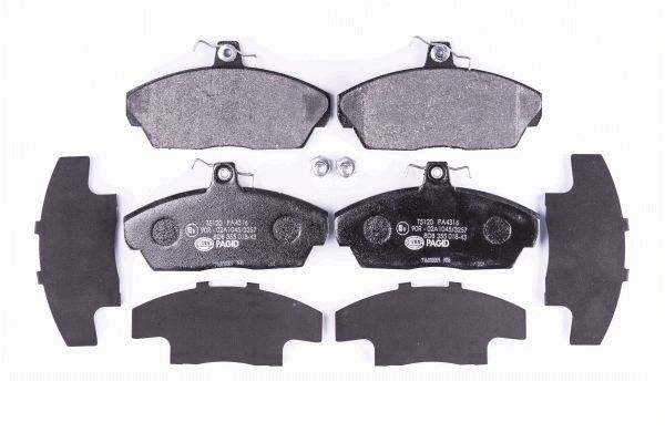 Brake Pad Set, disc brake - 8DB 355 018-431 HELLA