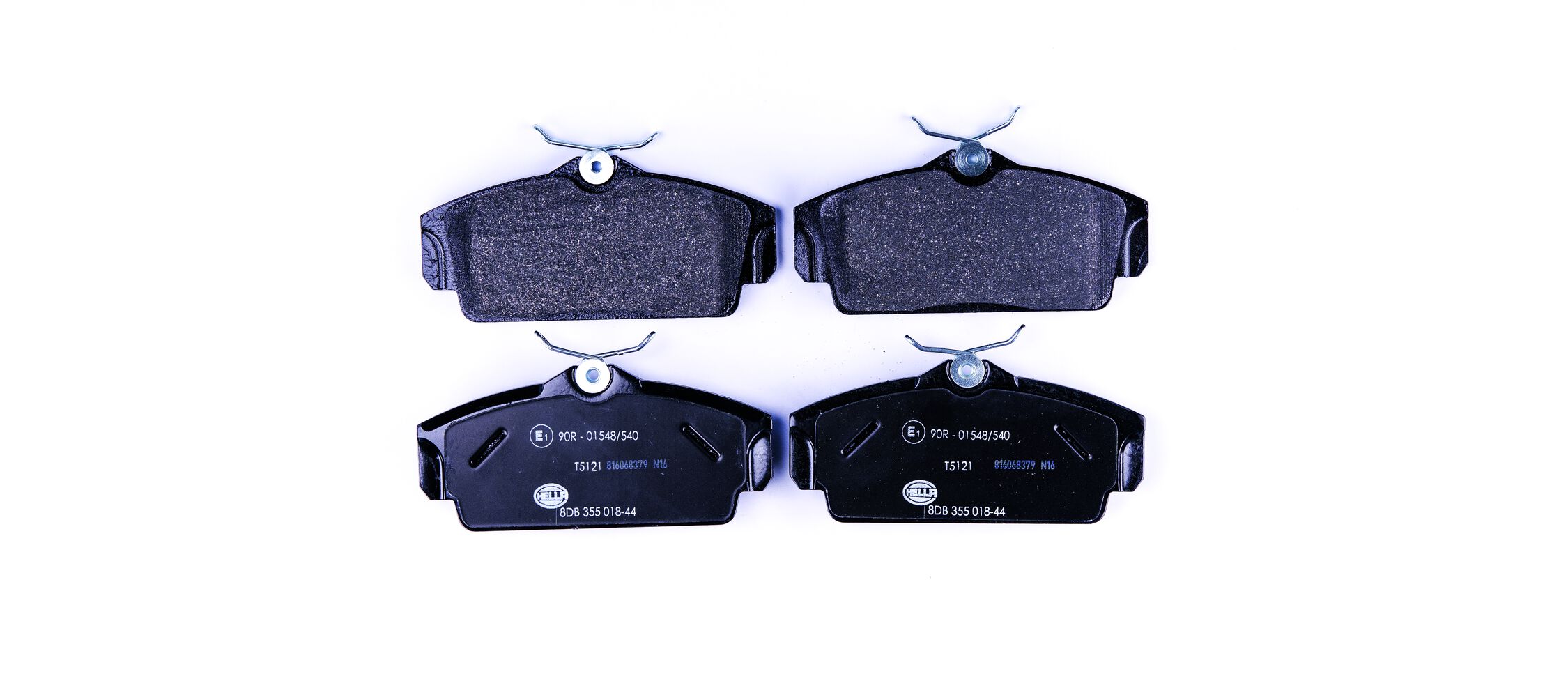 Brake Pad Set, disc brake - 8DB 355 018-441 HELLA