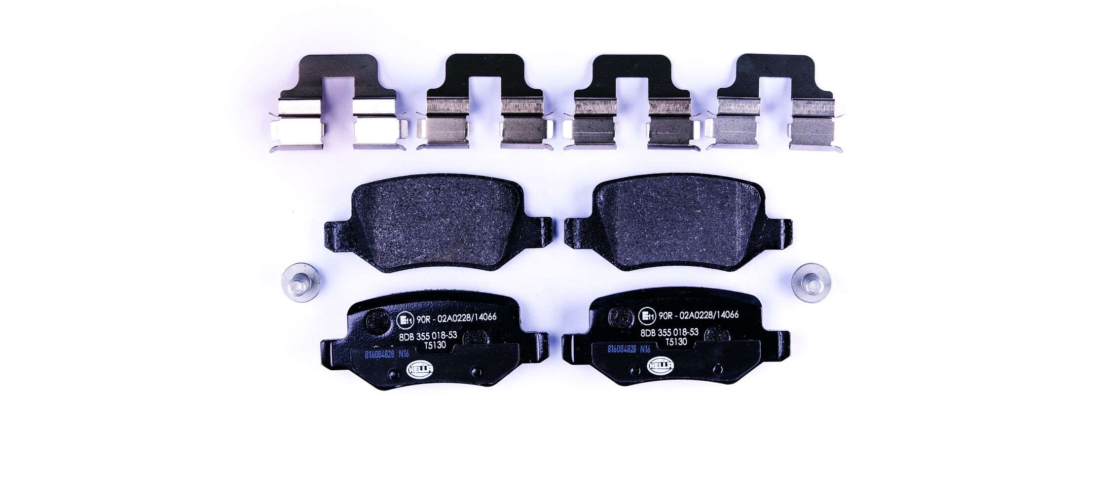 Kit pastiglie freno, Freno a disco - 8DB 355 018-531 HELLA