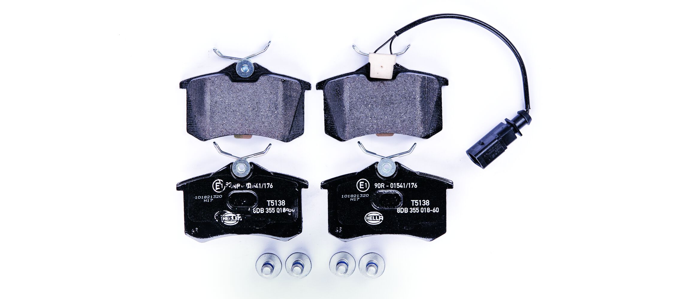 Brake Pad Set, disc brake - 8DB 355 018-601 HELLA