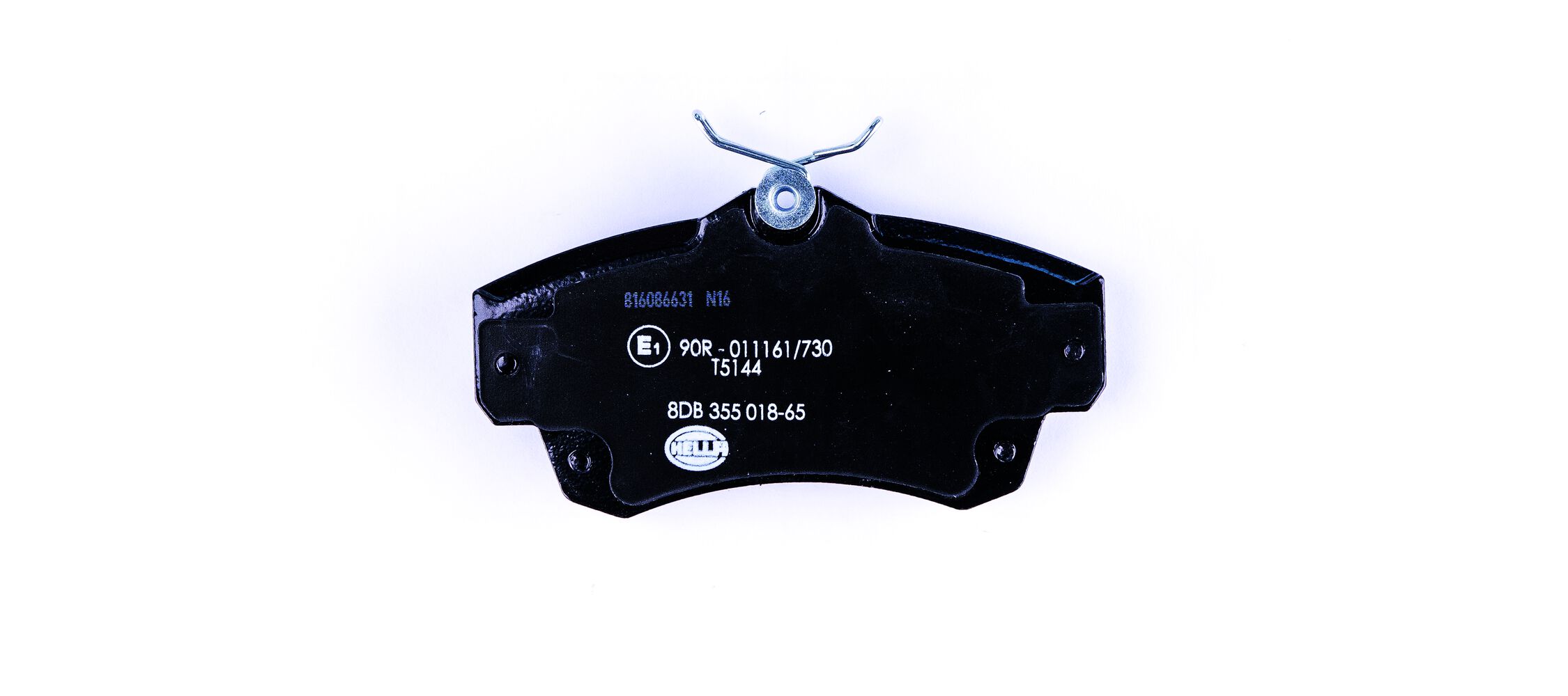 Brake Pad Set, disc brake - 8DB 355 018-651 HELLA