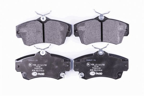 Brake Pad Set, disc brake - 8DB 355 018-651 HELLA