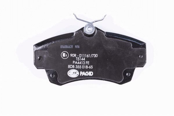Brake Pad Set, disc brake - 8DB 355 018-651 HELLA