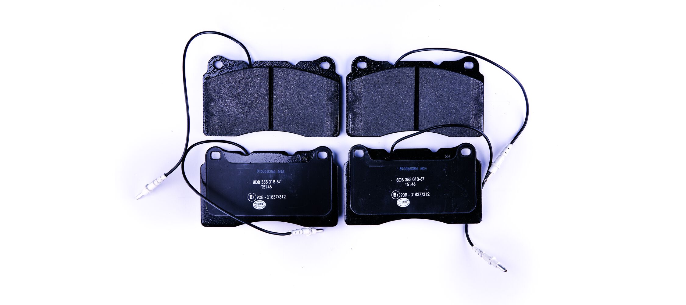 Brake Pad Set, disc brake - 8DB 355 018-671 HELLA