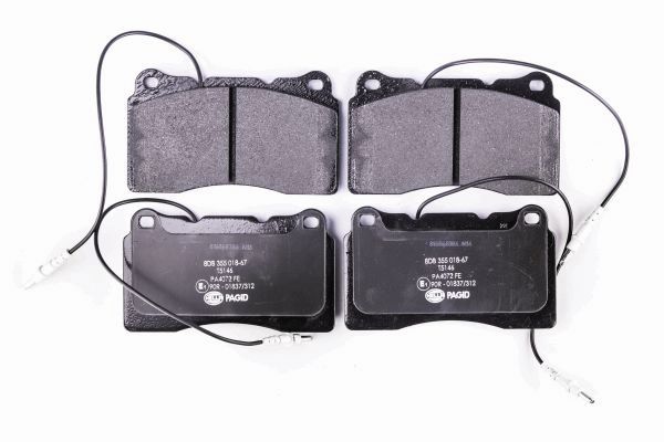 Brake Pad Set, disc brake - 8DB 355 018-671 HELLA
