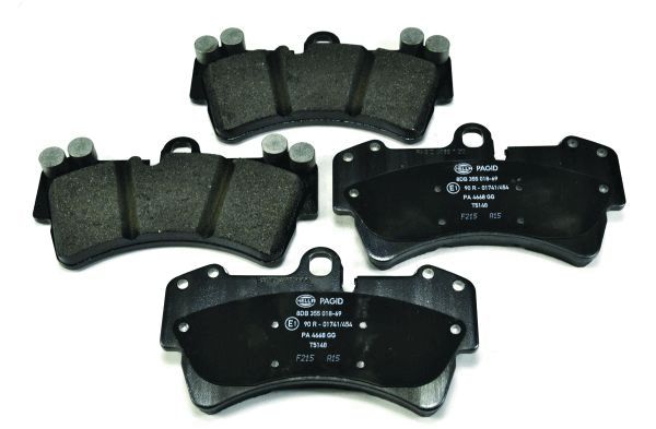 Brake Pad Set, disc brake - 8DB 355 018-691 HELLA