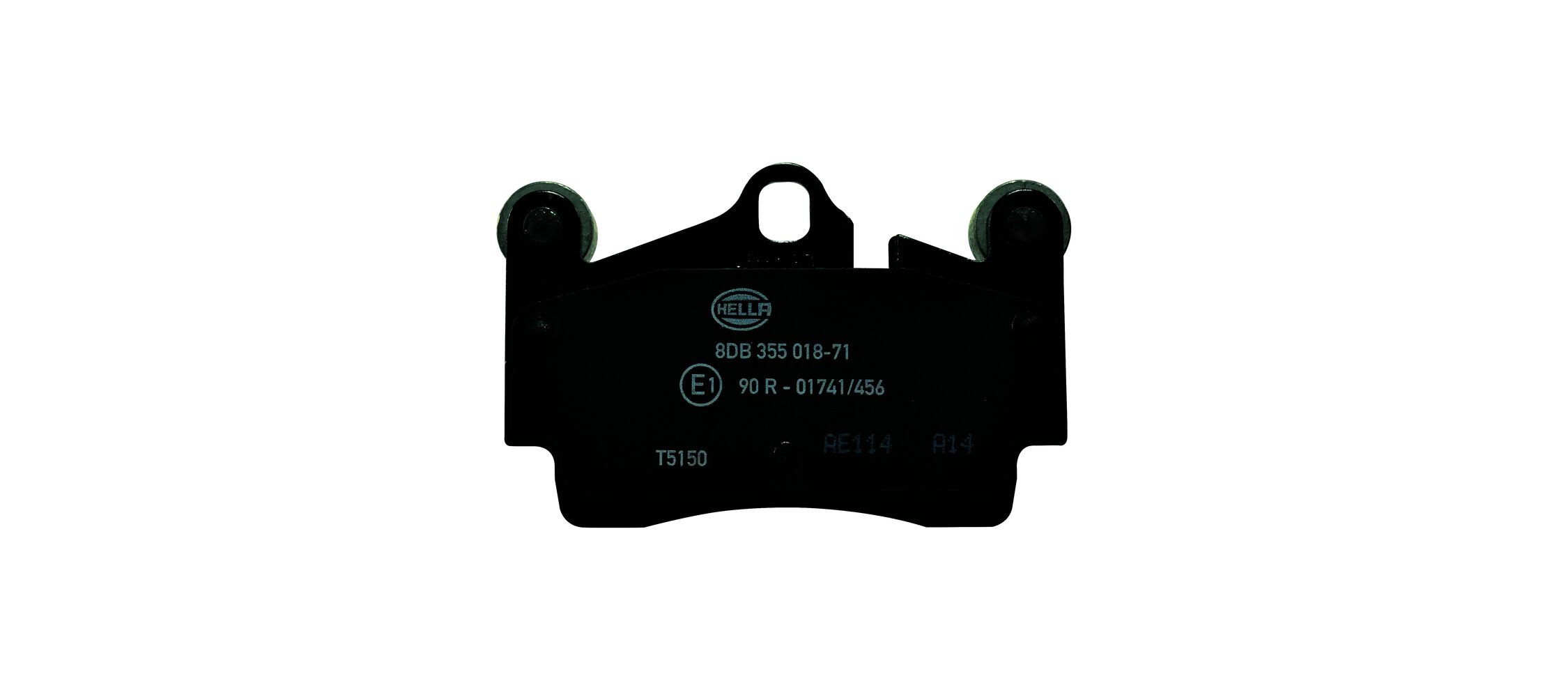 Brake Pad Set, disc brake - 8DB 355 018-711 HELLA