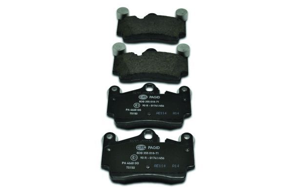 Brake Pad Set, disc brake - 8DB 355 018-711 HELLA