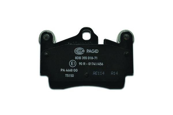 Brake Pad Set, disc brake - 8DB 355 018-711 HELLA