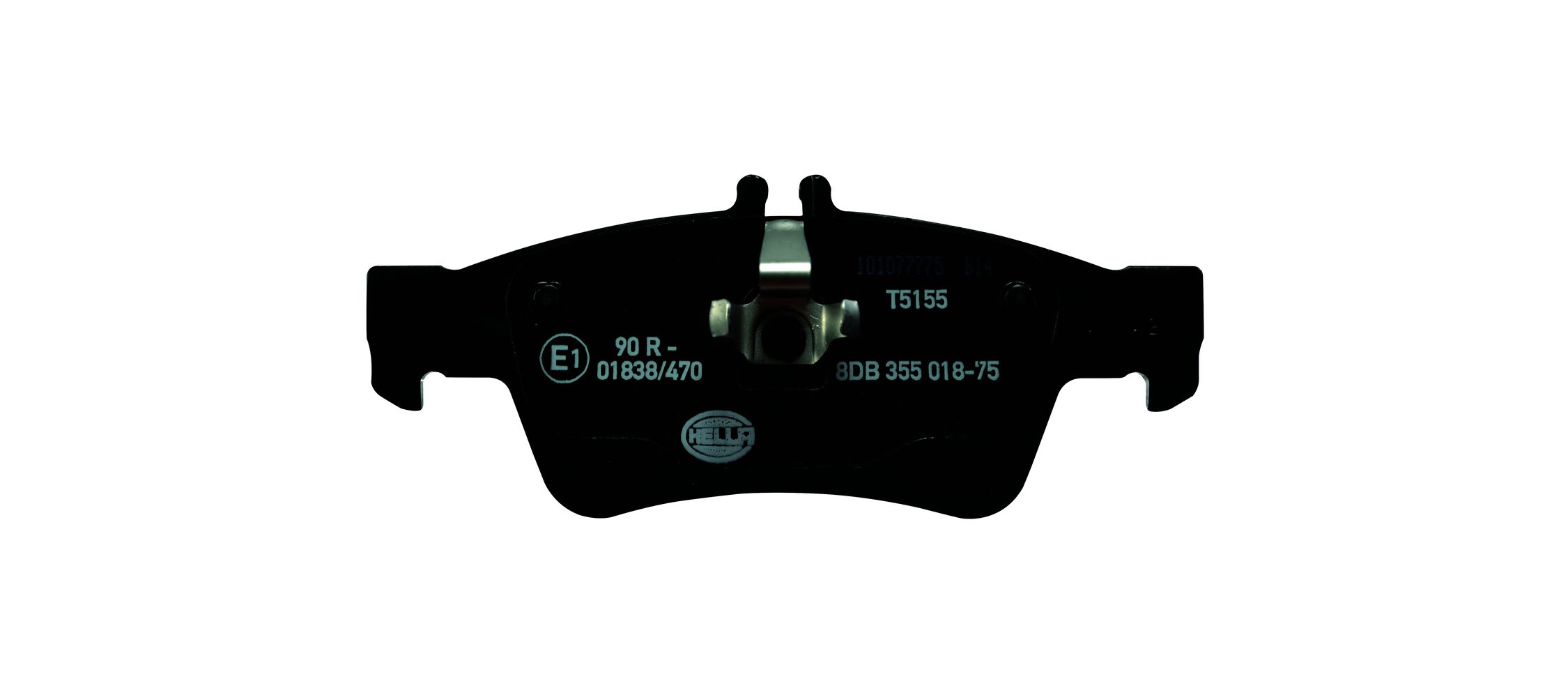 Brake Pad Set, disc brake - 8DB 355 018-751 HELLA