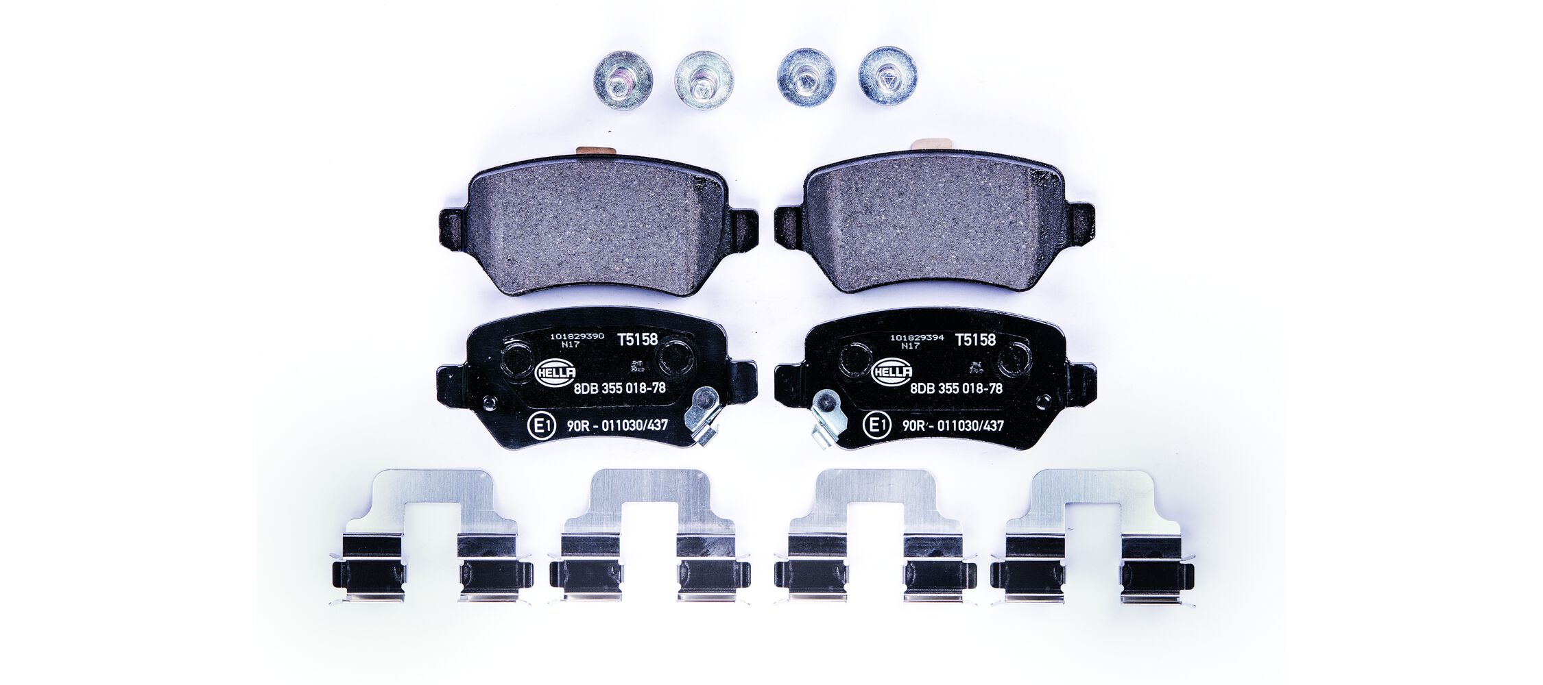 Kit pastiglie freno, Freno a disco - 8DB 355 018-781 HELLA