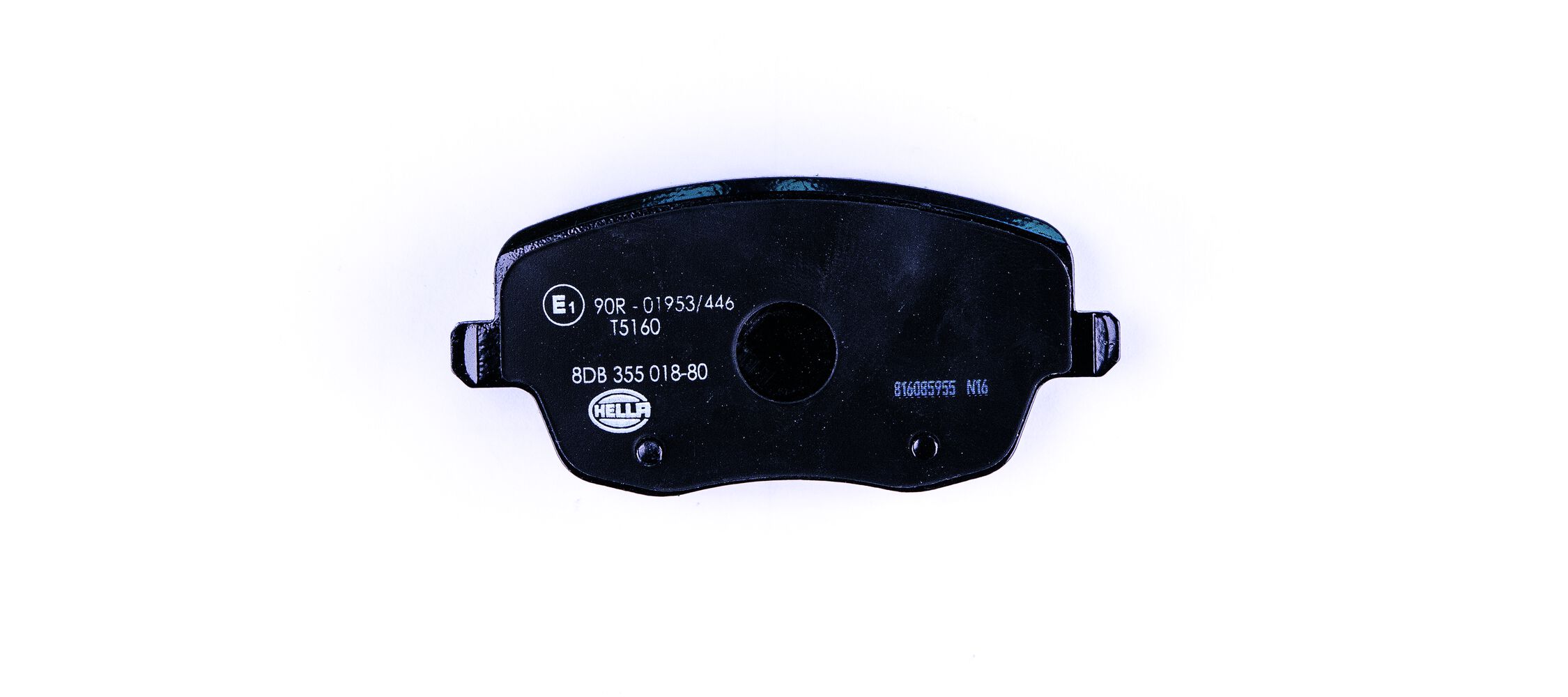 Brake Pad Set, disc brake - 8DB 355 018-801 HELLA