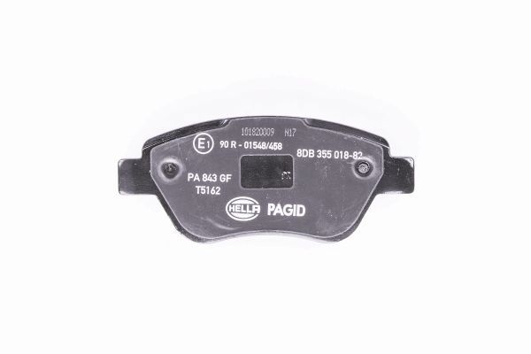 Brake Pad Set, disc brake - 8DB 355 018-821 HELLA