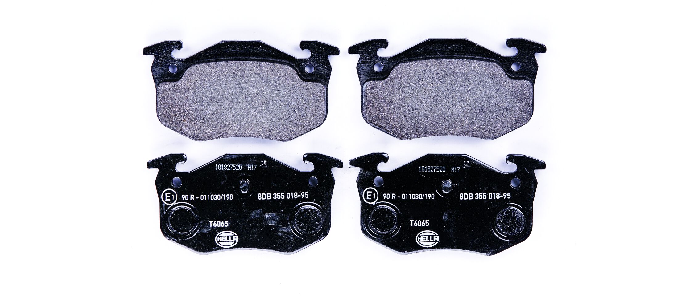 Brake Pad Set, disc brake - 8DB 355 018-951 HELLA