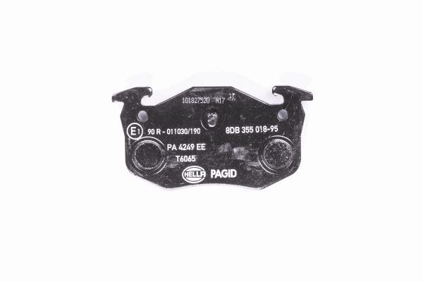 Brake Pad Set, disc brake - 8DB 355 018-951 HELLA