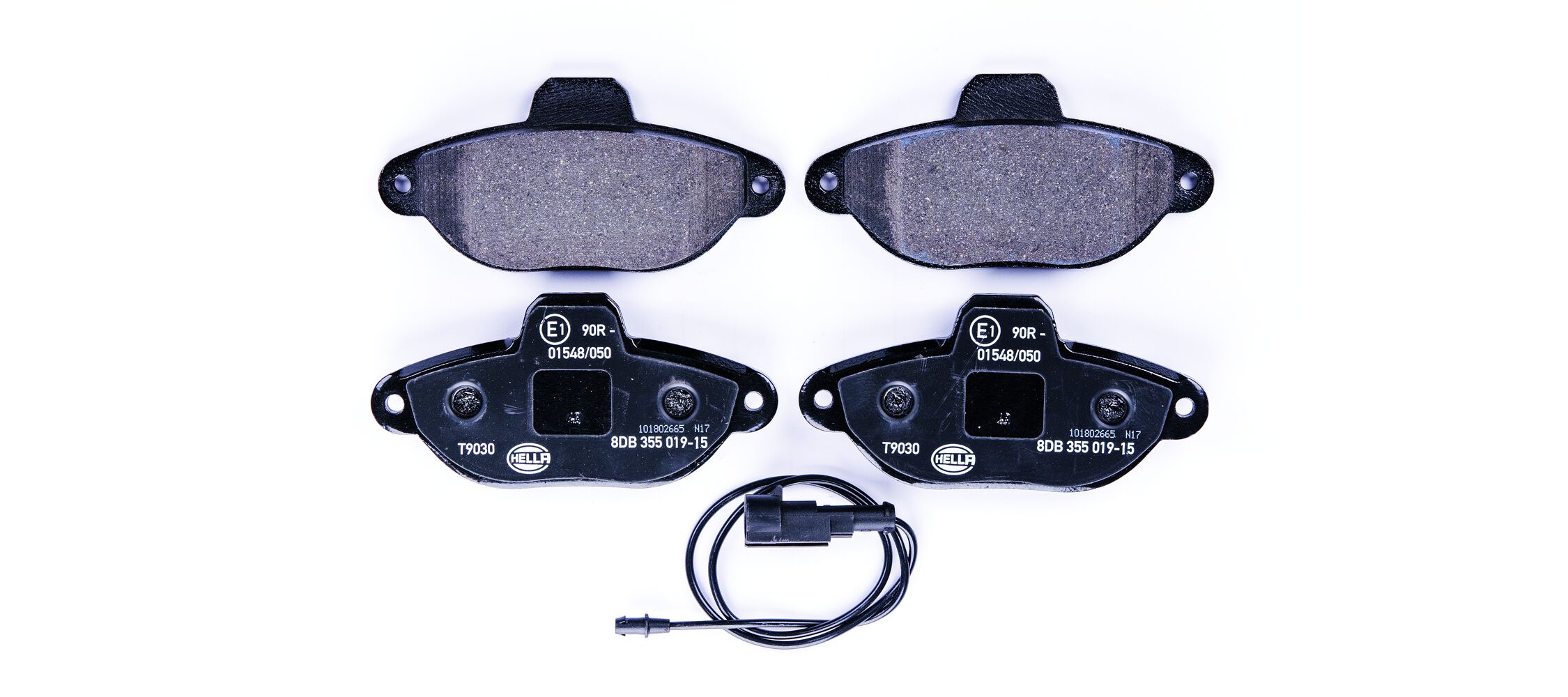 Brake Pad Set, disc brake - 8DB 355 019-151 HELLA