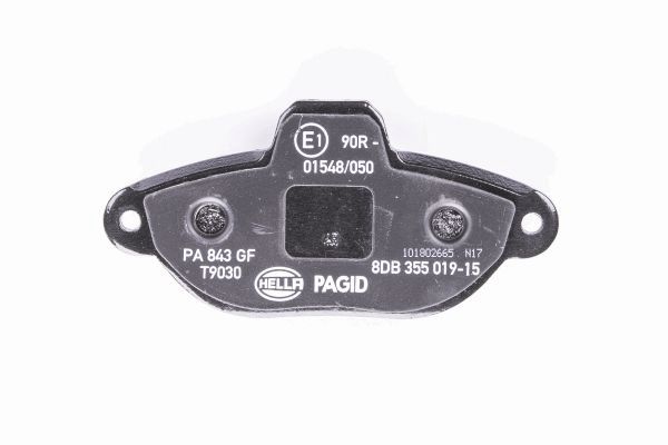 Brake Pad Set, disc brake - 8DB 355 019-151 HELLA
