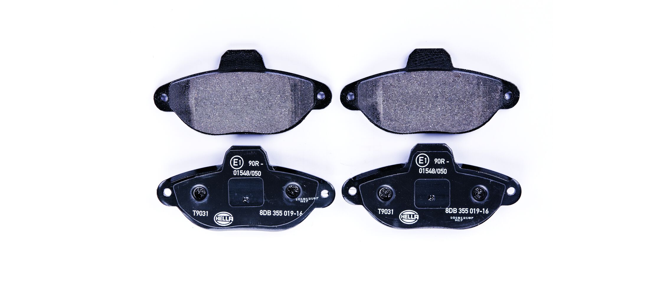 Brake Pad Set, disc brake - 8DB 355 019-161 HELLA